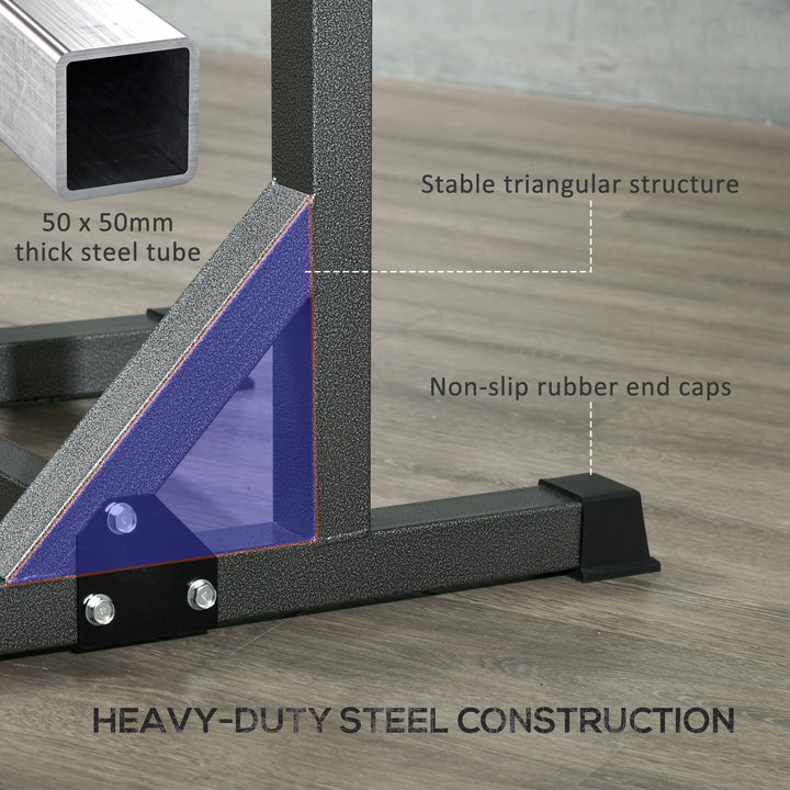 Heavy Duty Barbell Squat Rack with Dip Station