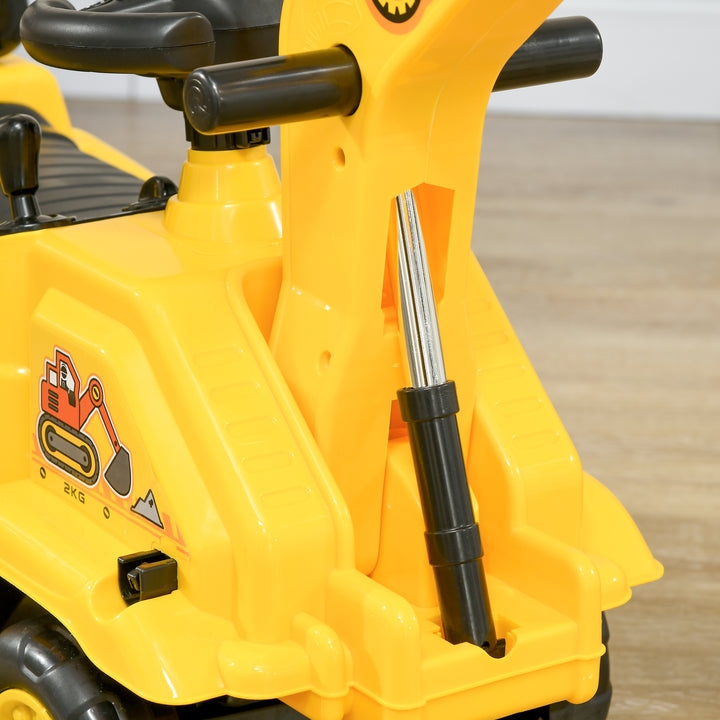 2 in 1 Kids Ride On Tractor Pull Cart with Bucket