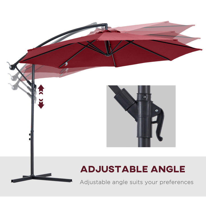 Shady Sanctuary: 3m Cantilever Parasol