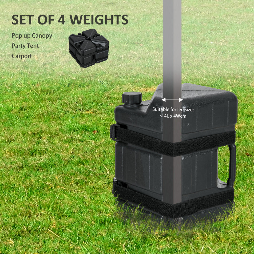 HDPE Gazebo Weights Set of 4