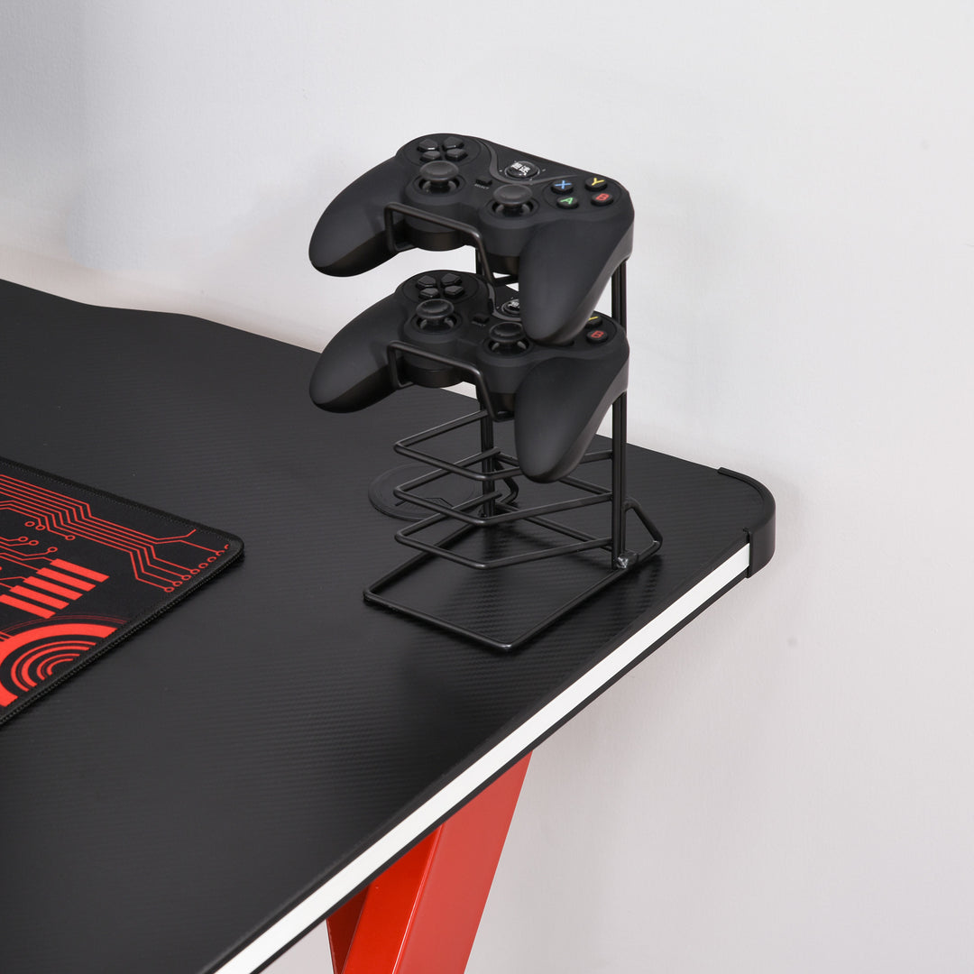 HOMCOM Ergonomic Gaming Desk