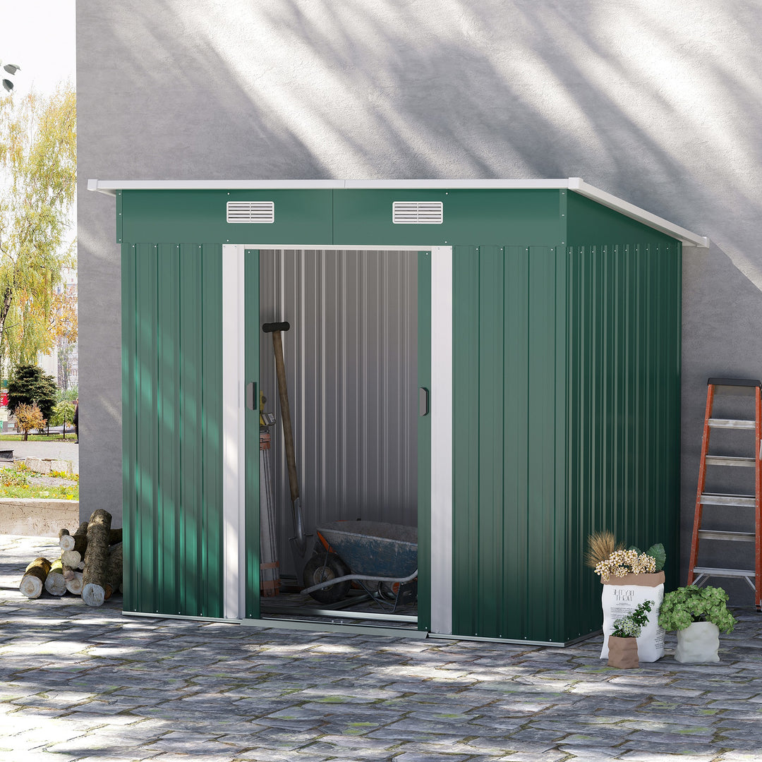 6.8 x 4.3ft Outdoor Garden Storage Shed