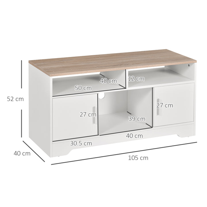 TV Stand for TVs up to 42 Inches w/ Cabinets