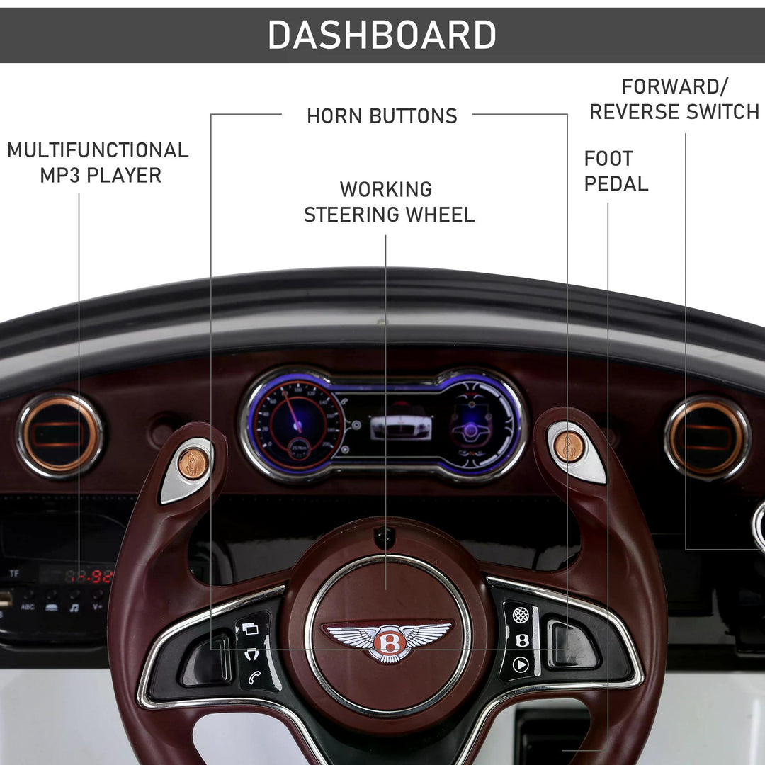 Bentley Kiddie Cruiser: 12V Ride-On with LED Illumination