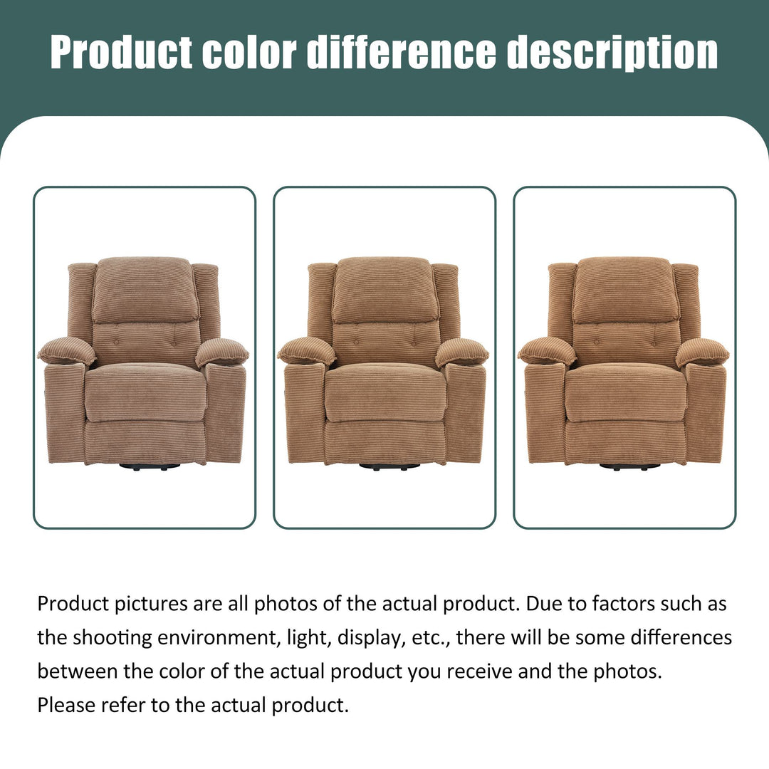 Remote Control Upholstered Oversized Power Lift Recliner Chair Sofa with Heat