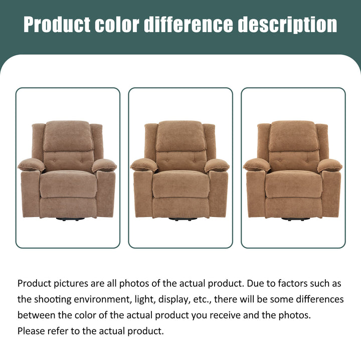 Remote Control Upholstered Oversized Power Lift Recliner Chair Sofa with Heat