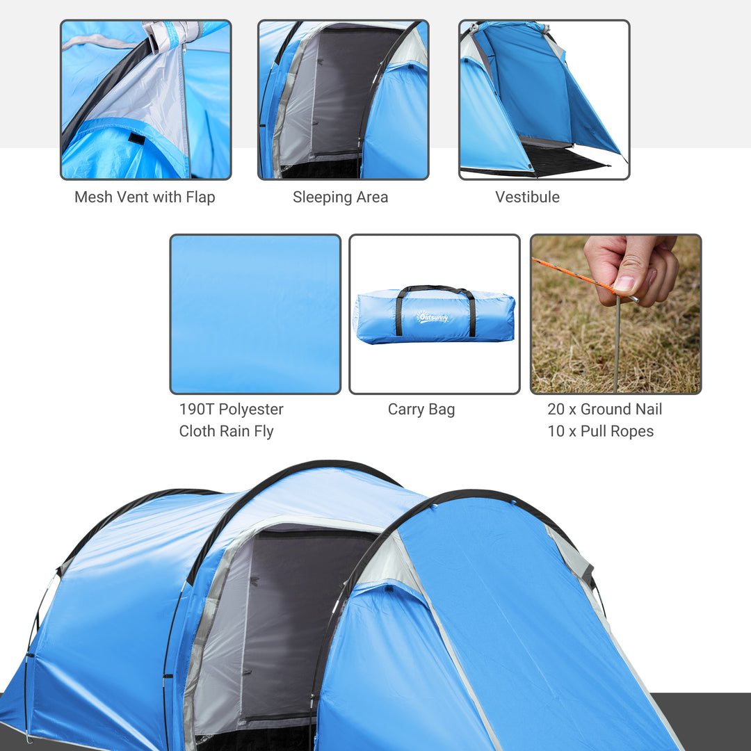 Tunnel Tent for 2-3 Persons