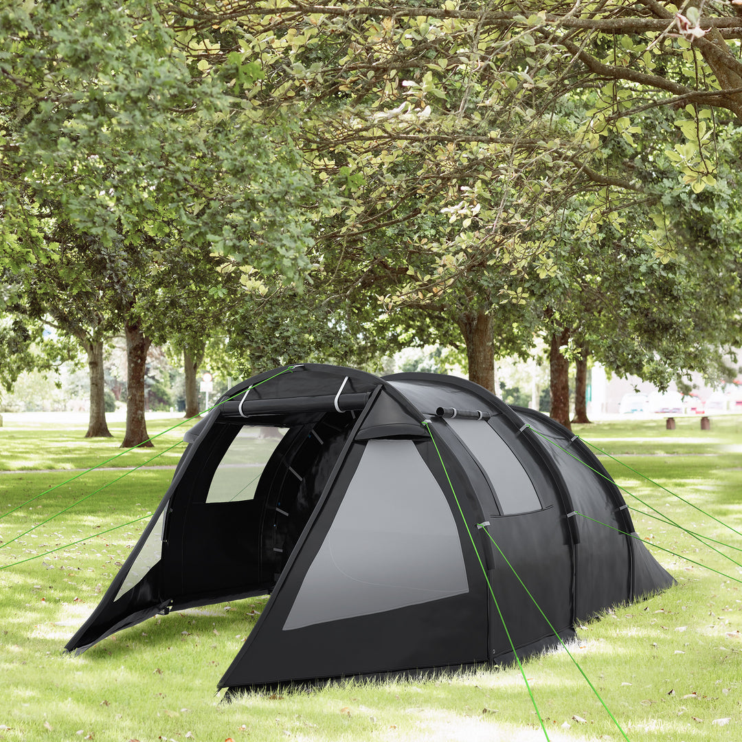 Spacious Tunnel Tent for 3-4 Persons