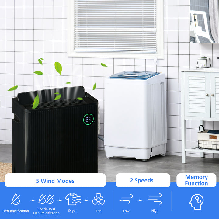 5500mL Compact Dehumidifier with Air Purifier