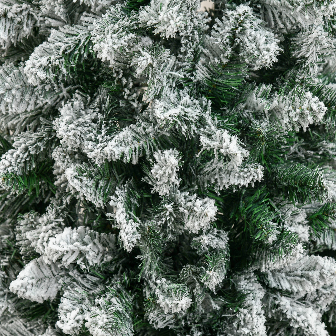 6 Foot Snow Flocked Artificial Christmas Tree