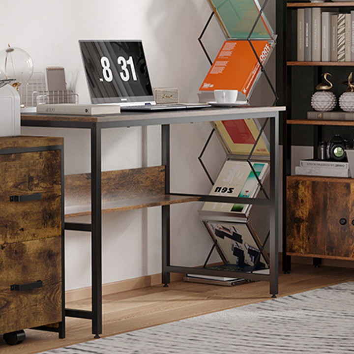 HOMCOM Desk with Storage Shelf