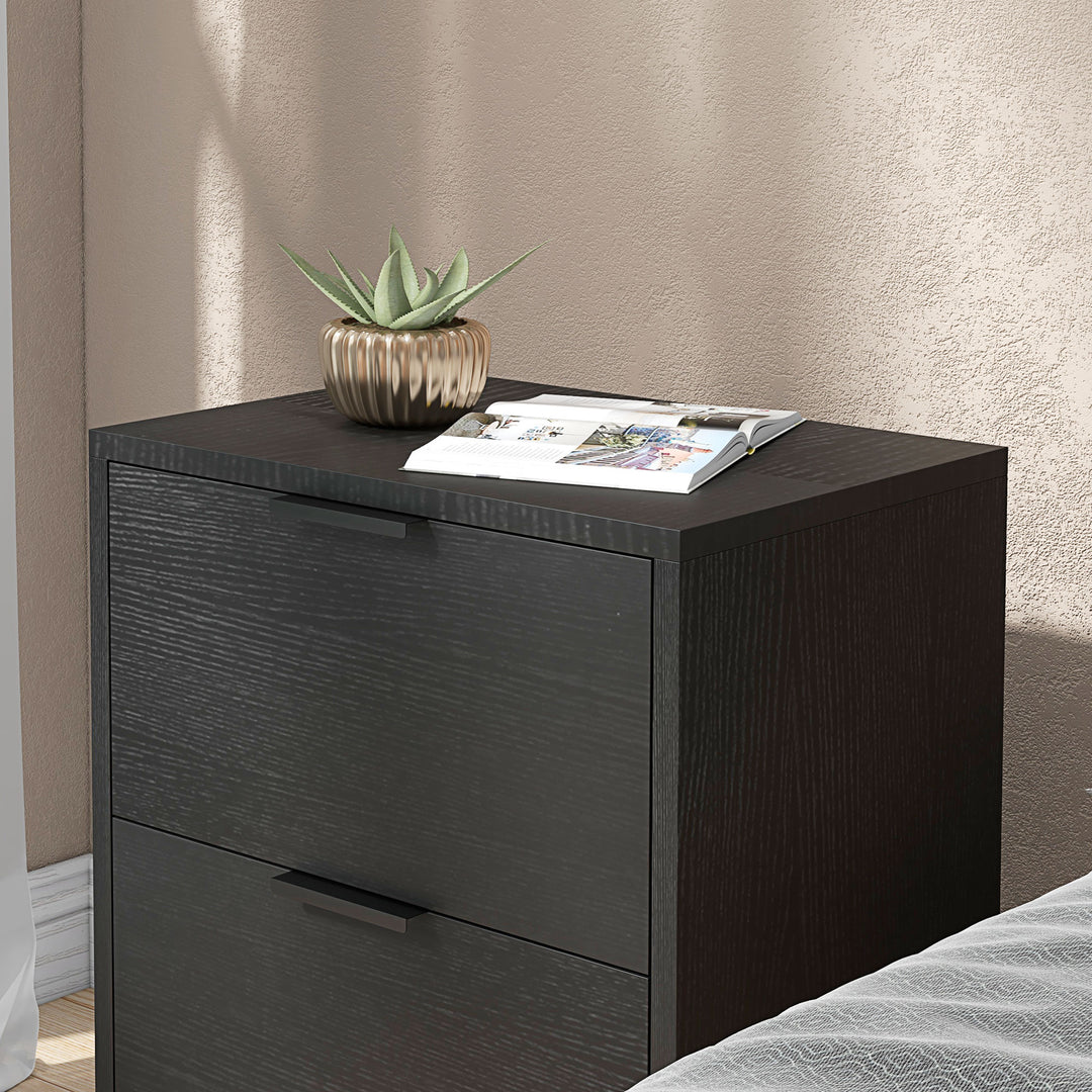 HOMCOM Bedside Tables Set of 2