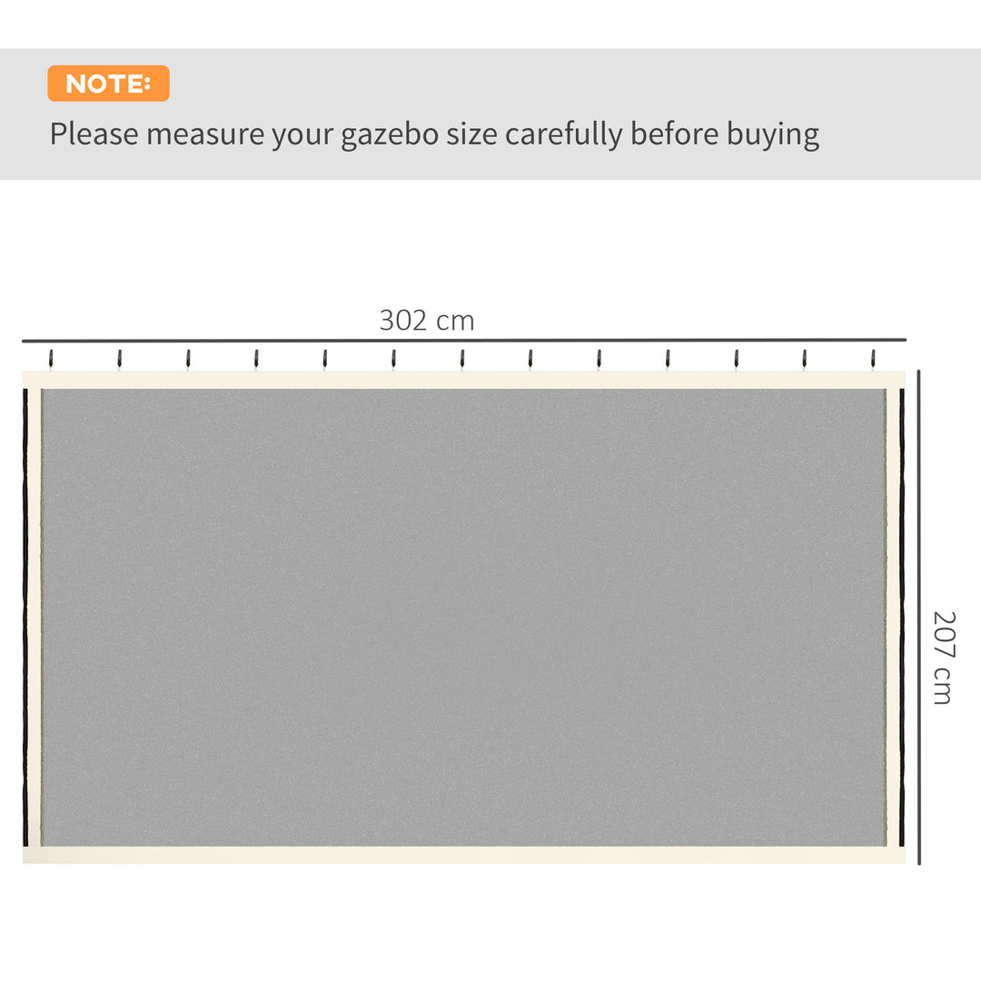 Replacement Mesh Mosquito Netting Screen Walls for 10 x 10ft Patio Gazebo