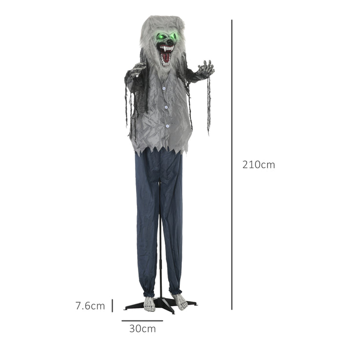 210cm 83" Skeleton Werewolf Outdoor Halloween Decoration