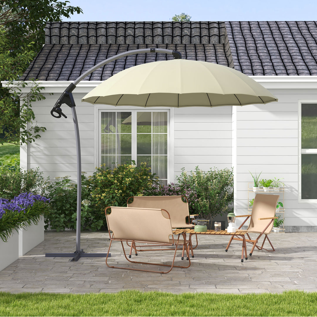 Waterproof 2.7m Cantilever Parasol