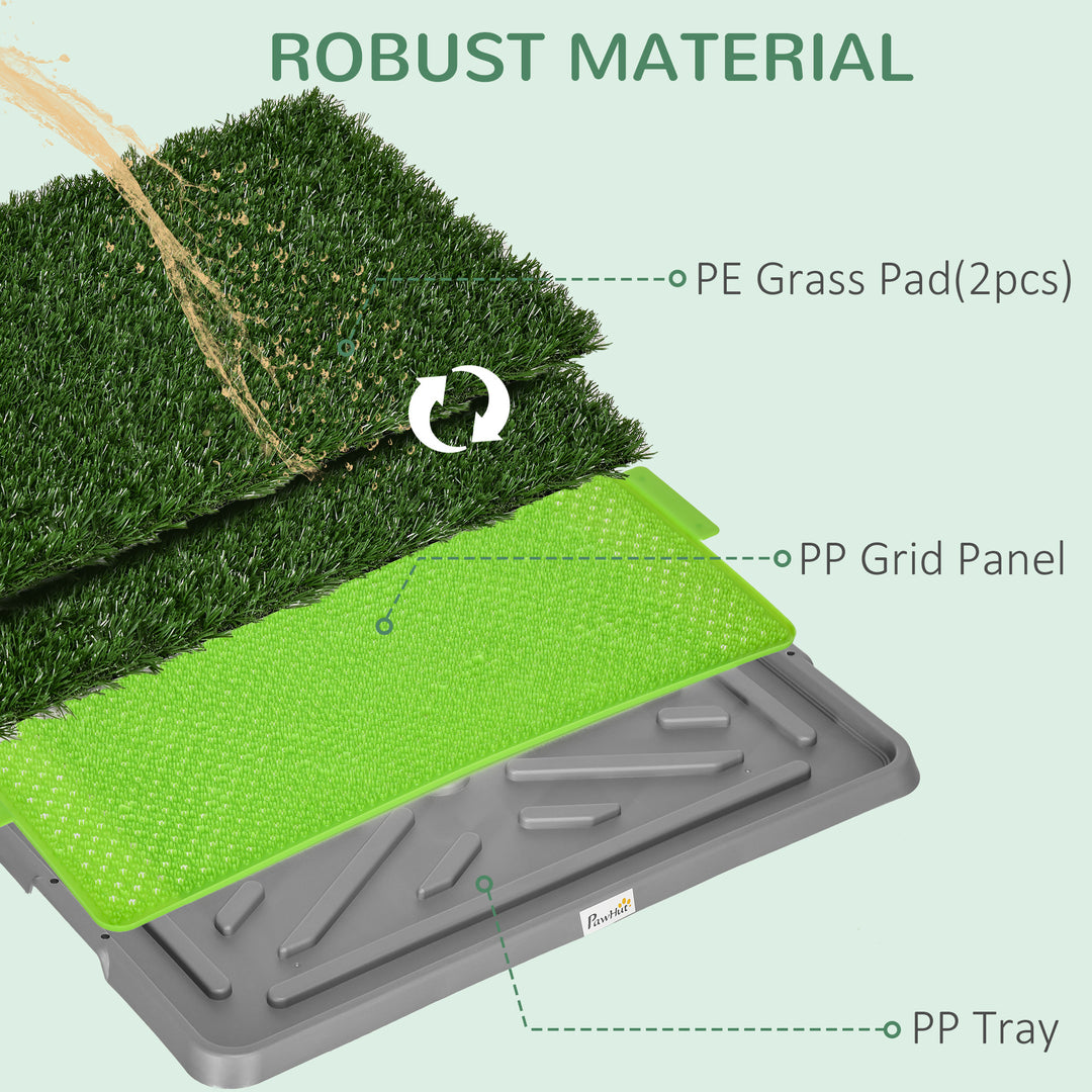 Artificial Grass Dog Toilet with Tray for Potty Training Indoor Outdoor