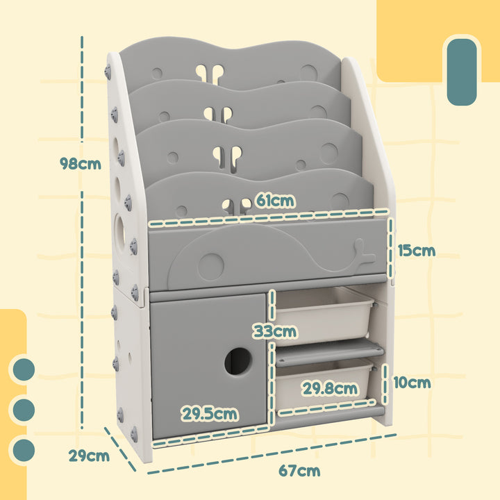 Kids Storage Units with 2 Storage Boxes