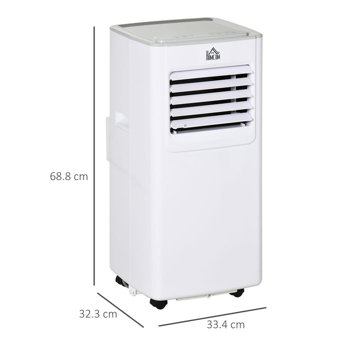 7000 BTU Mobile Air Conditioner Portable AC Unit for Cooling Dehumidifying Ventilating w/ Remote Controller