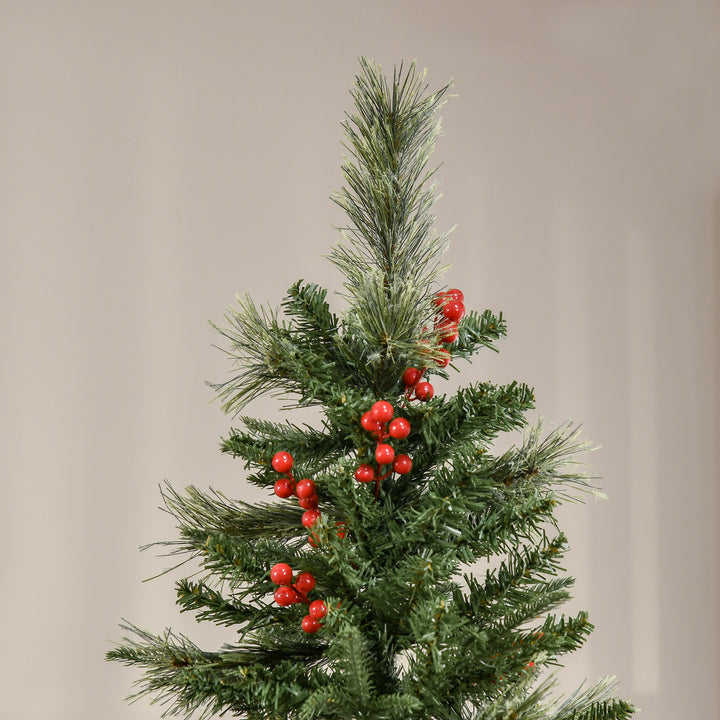 Pencil Artificial Christmas Tree with Realistic Branches