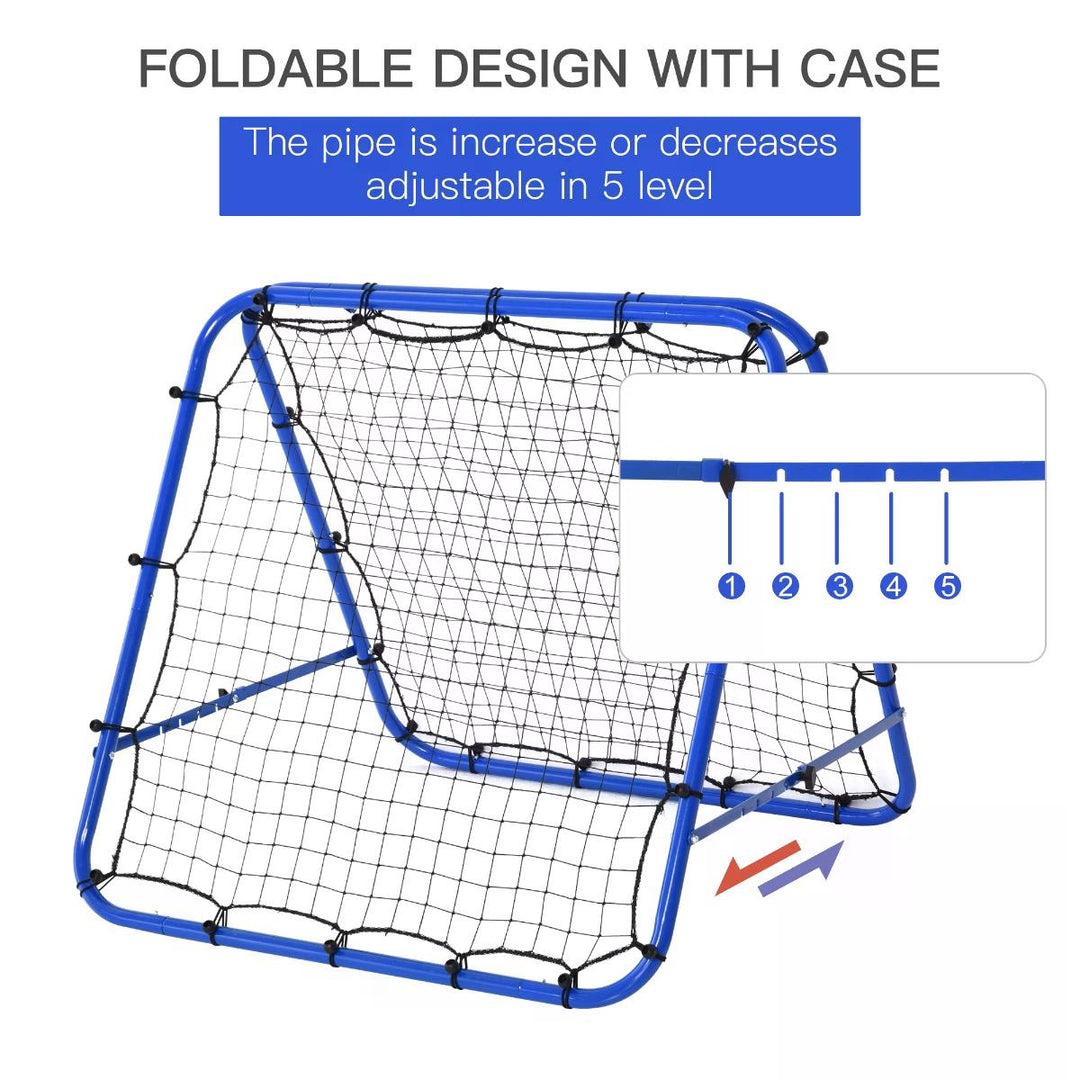 PE Mesh Double-Sided Outdoor Rebounder Net Blue