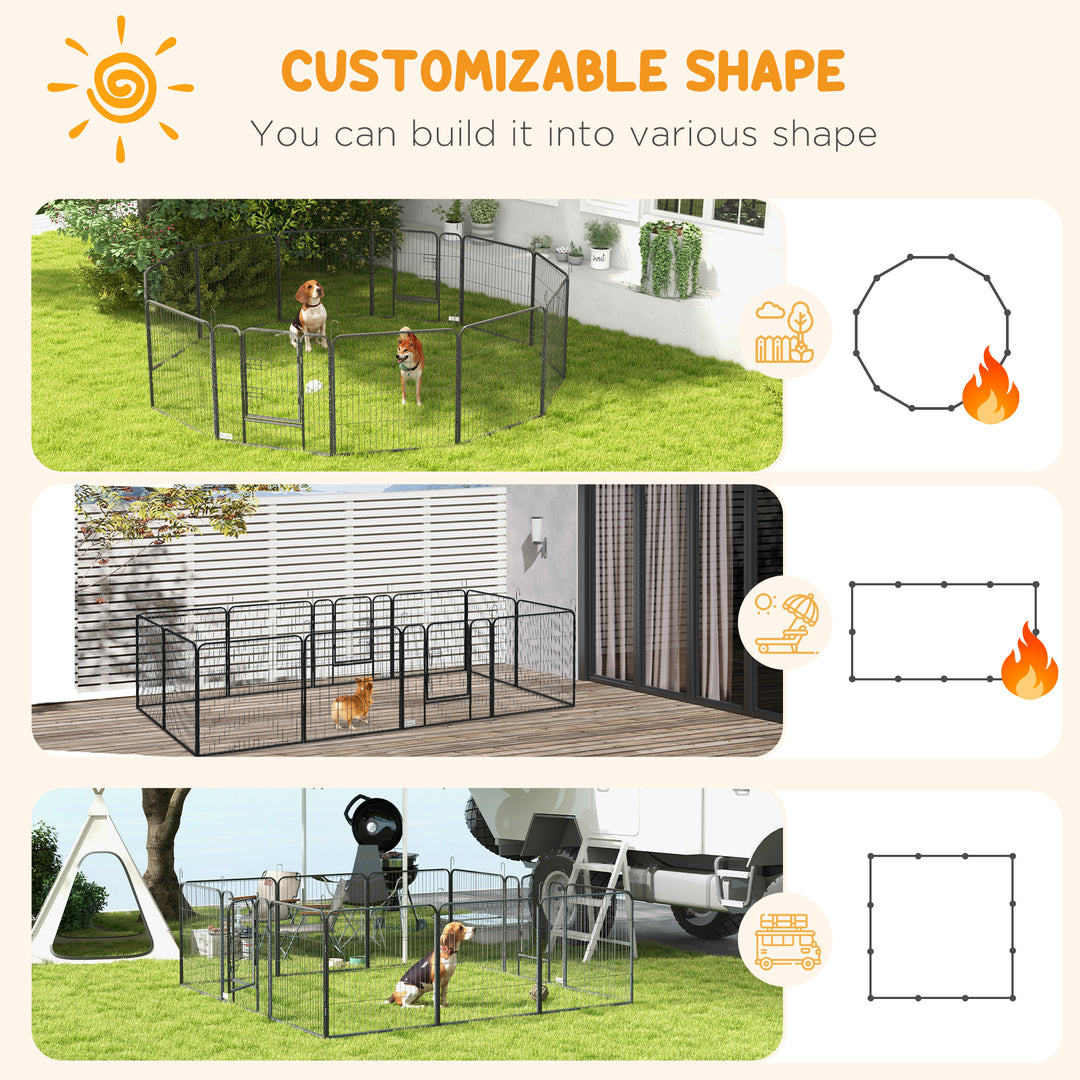 Heavy Duty 12 Panel Puppy Playpen