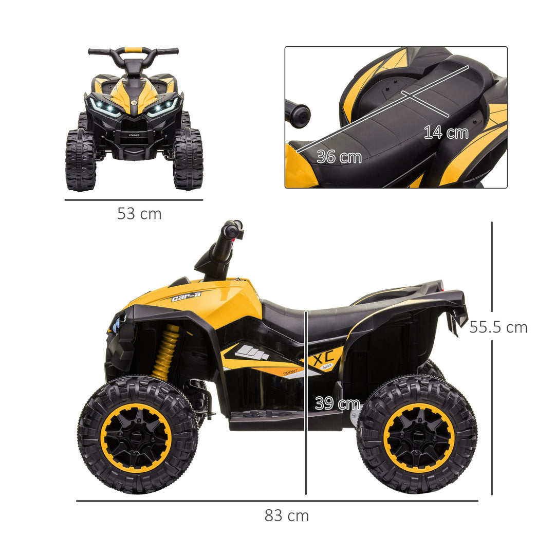 Kids' 12V Electric Quad Bike: Ride-On ATV with Forward/Reverse