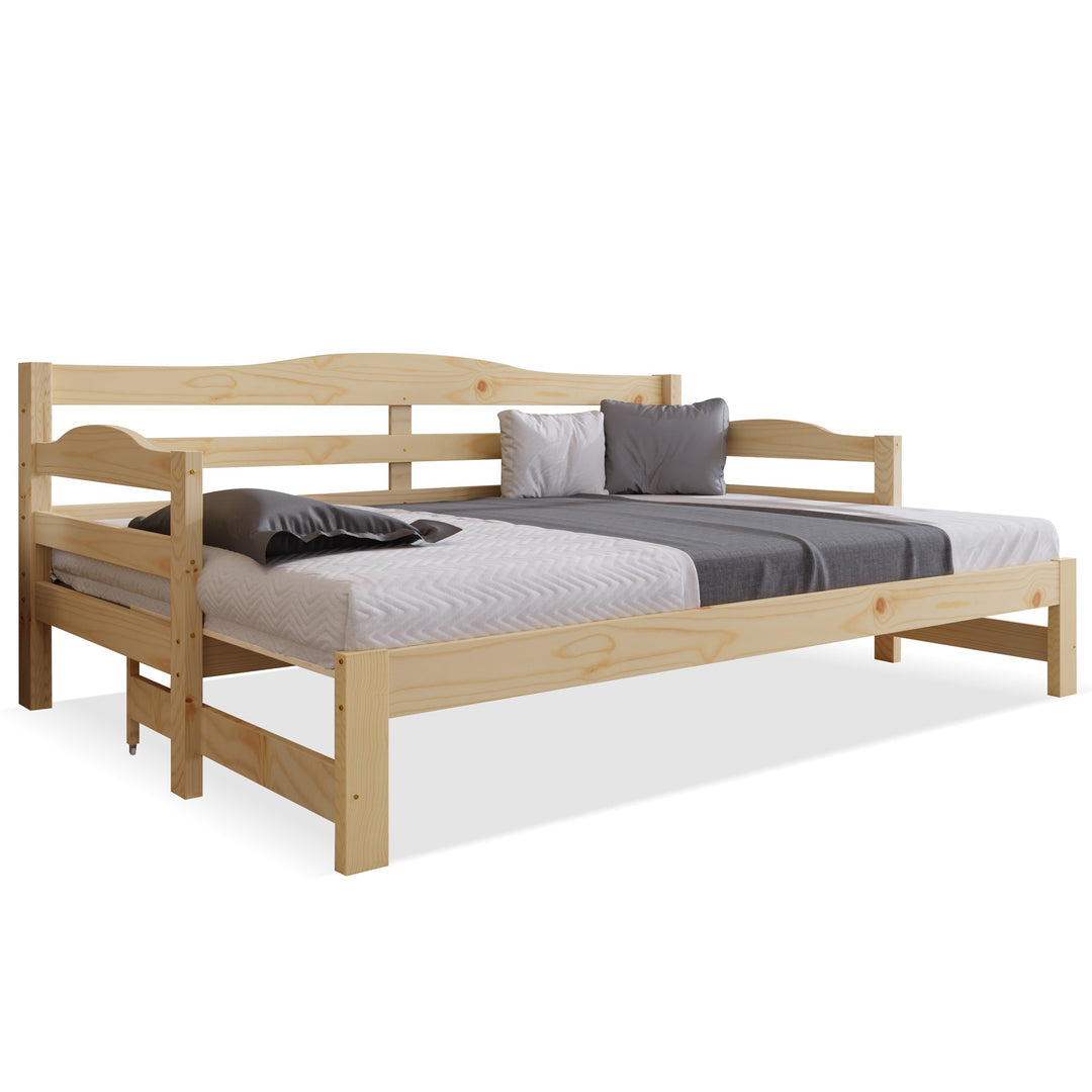 Single Bed with Pull Out Trundle Bed