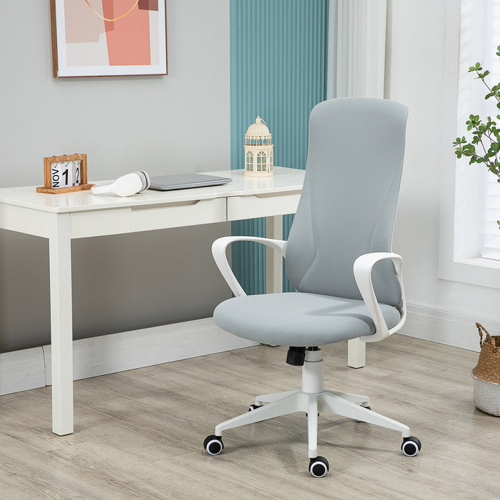 Vinsetto Home Office Chair, Light Grey