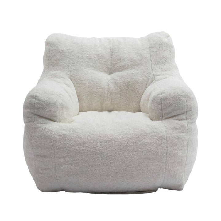 Soft Tufted Foam Kids Chair with Teddy Fabric