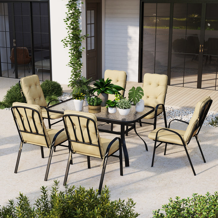 7 Piece Garden Dining Set