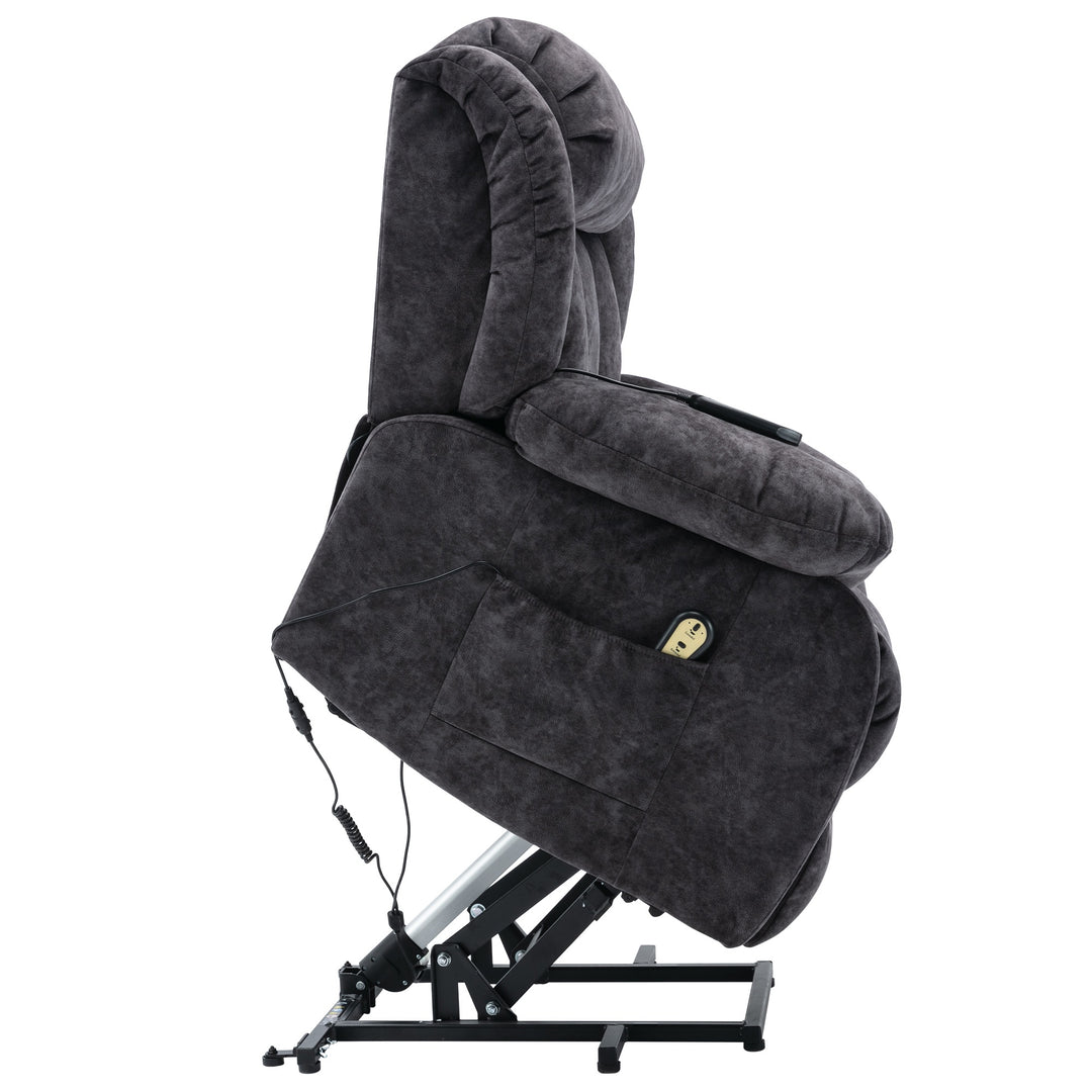 Power Lift Recliner Massage Sofa with Heat & Vibration