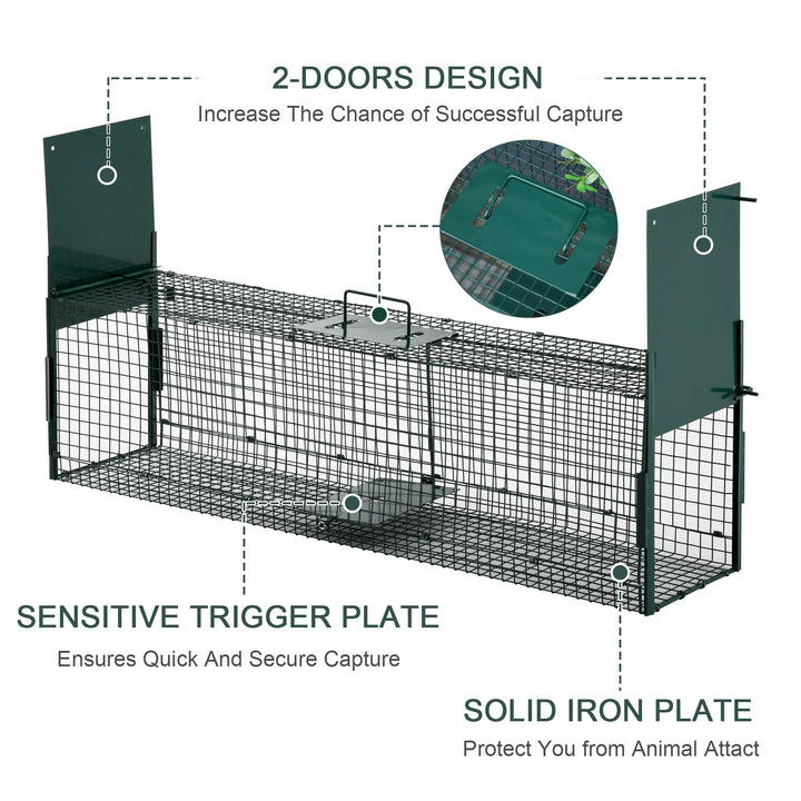 2-Door Humane Live Trap for Small Animals