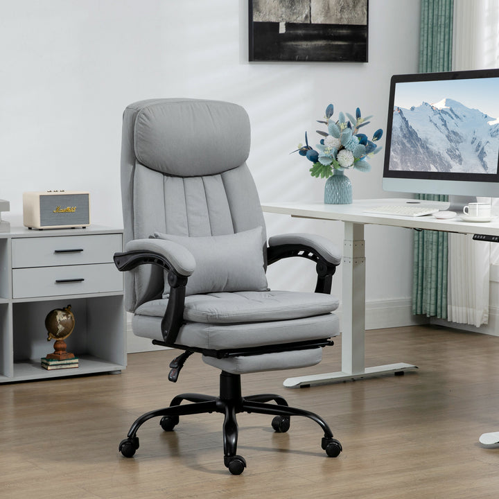 Vinsetto Massage and Heat Office Chair, Grey