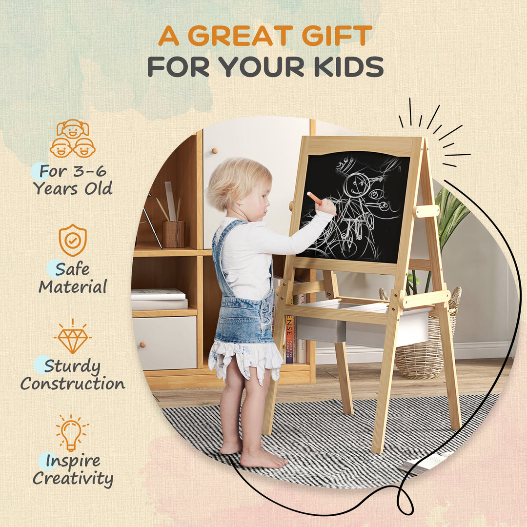 Kids Easel with Paper Roll