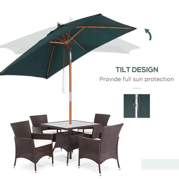 Waterproof Garden Umbrella Patio Umbrella Market Parasol