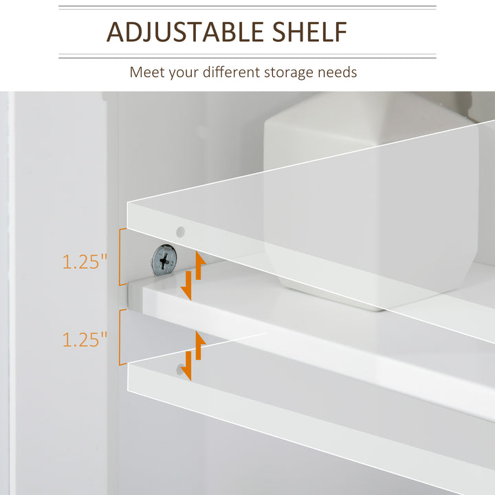 Kleankin Under-Sink Bathroom Organiser with Adjustable Shelf