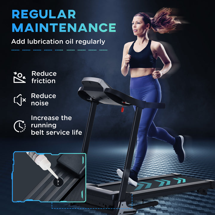 Folding Treadmill Machine Electric Motorised Running Machine 12 Preset Programs w/ LED Display