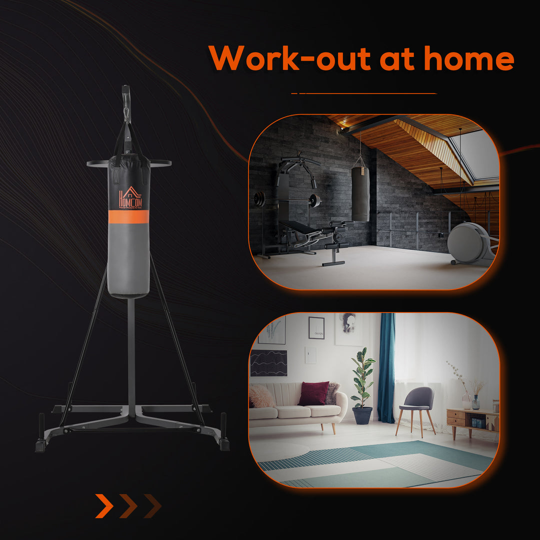 Adjustable Freestanding Punching Bag with Stand