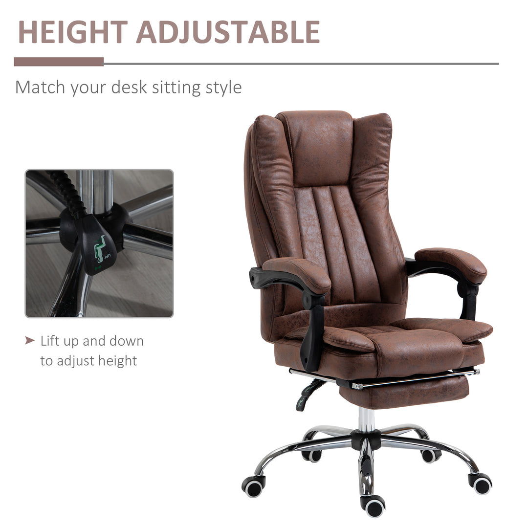 Vinsetto Ergonomic Desk Chair, Brown