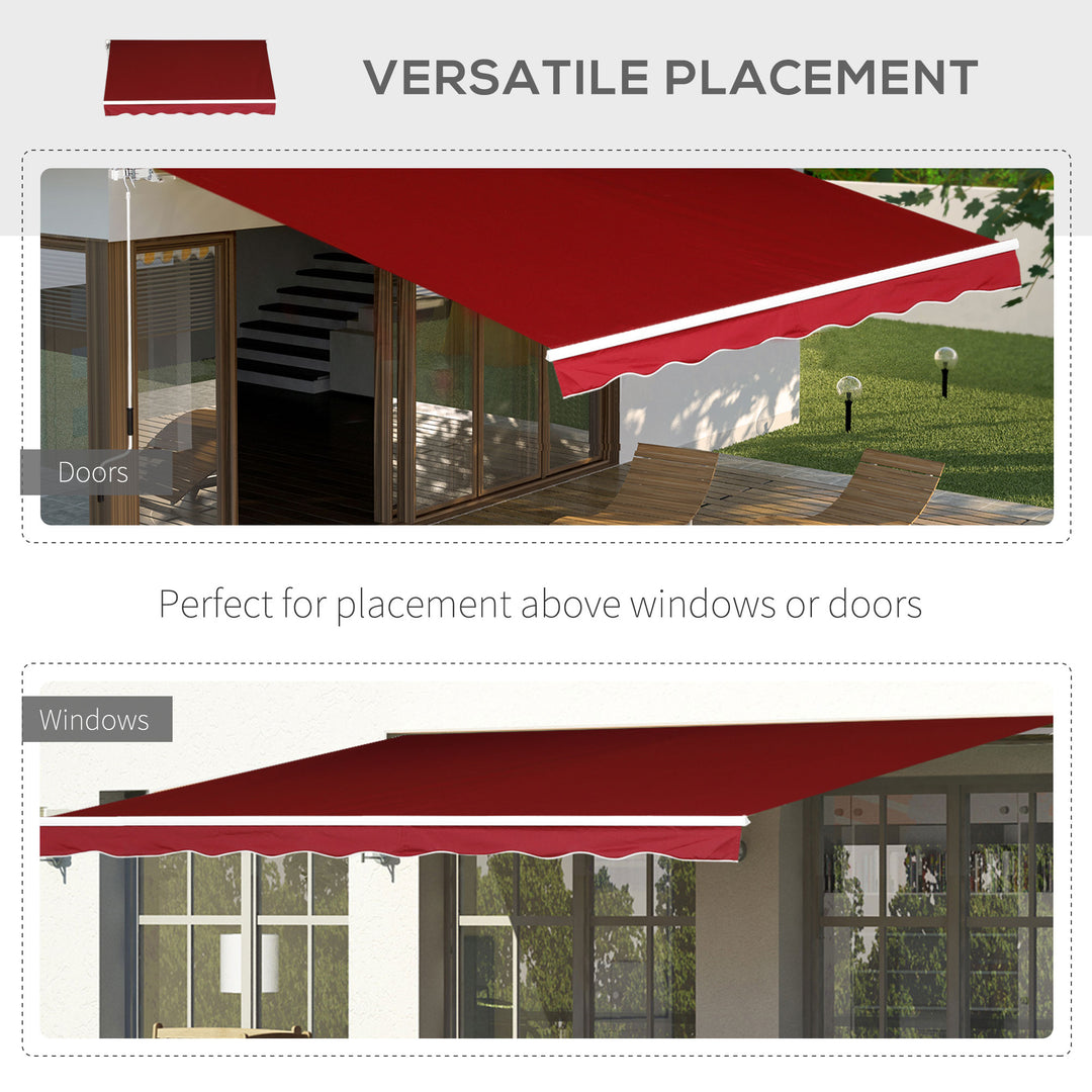 Retractable Sun Shade Awning for Patio