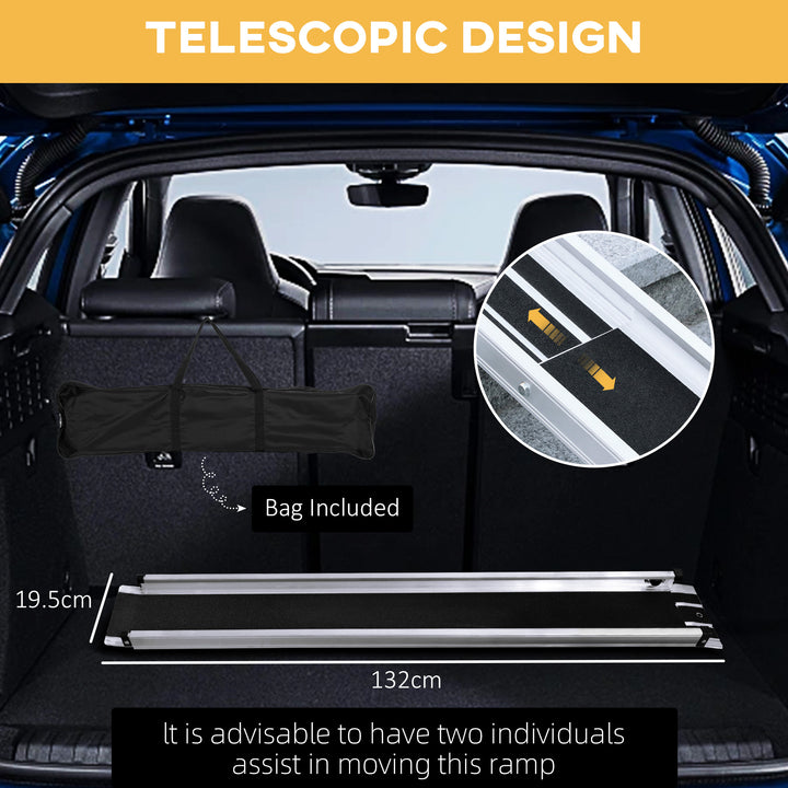 2PCS Telescopic Wheelchair Ramp