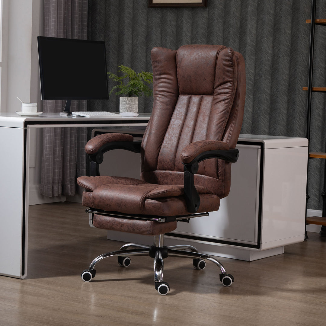 Vinsetto Ergonomic Desk Chair, Brown