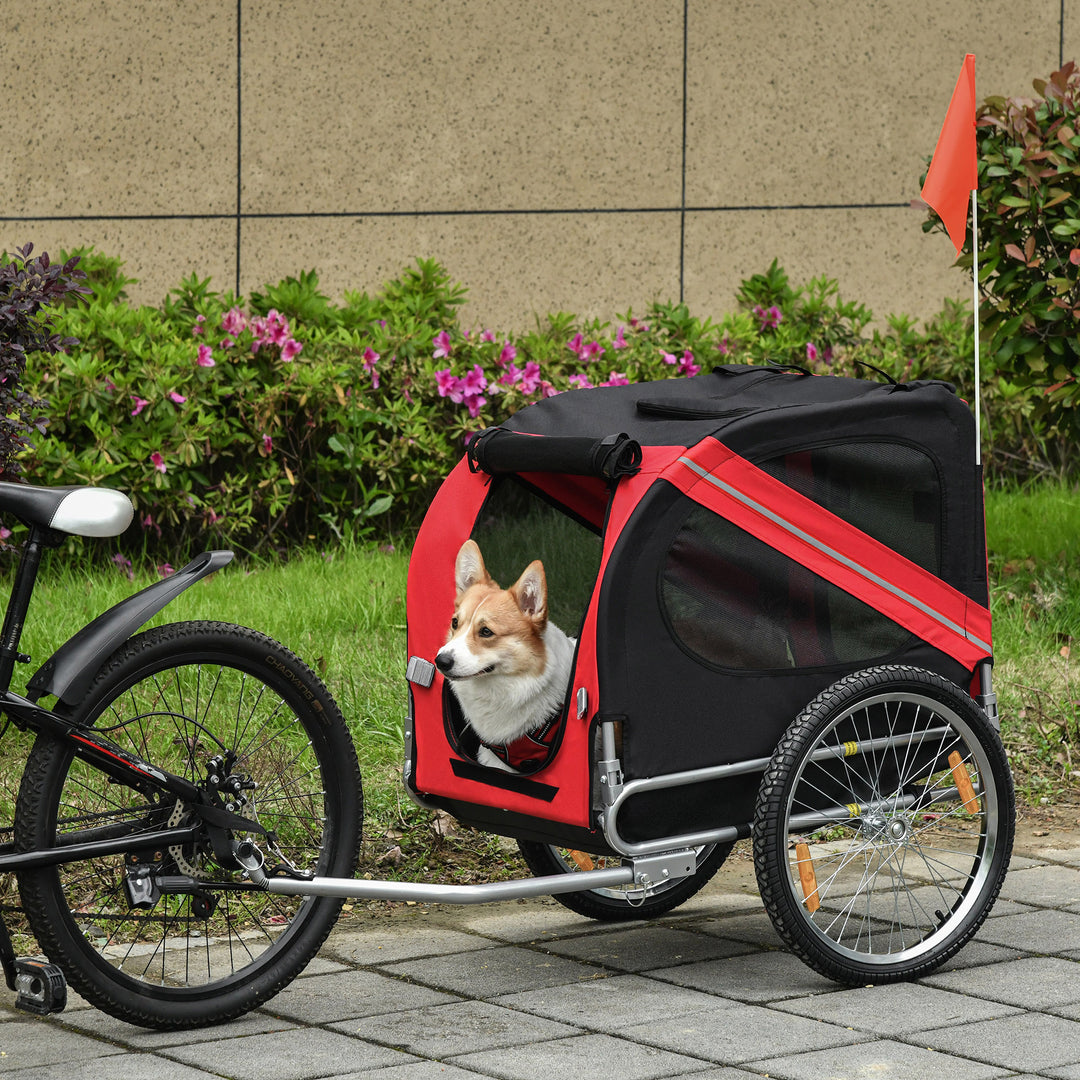 Folding Dog Bike Trailer