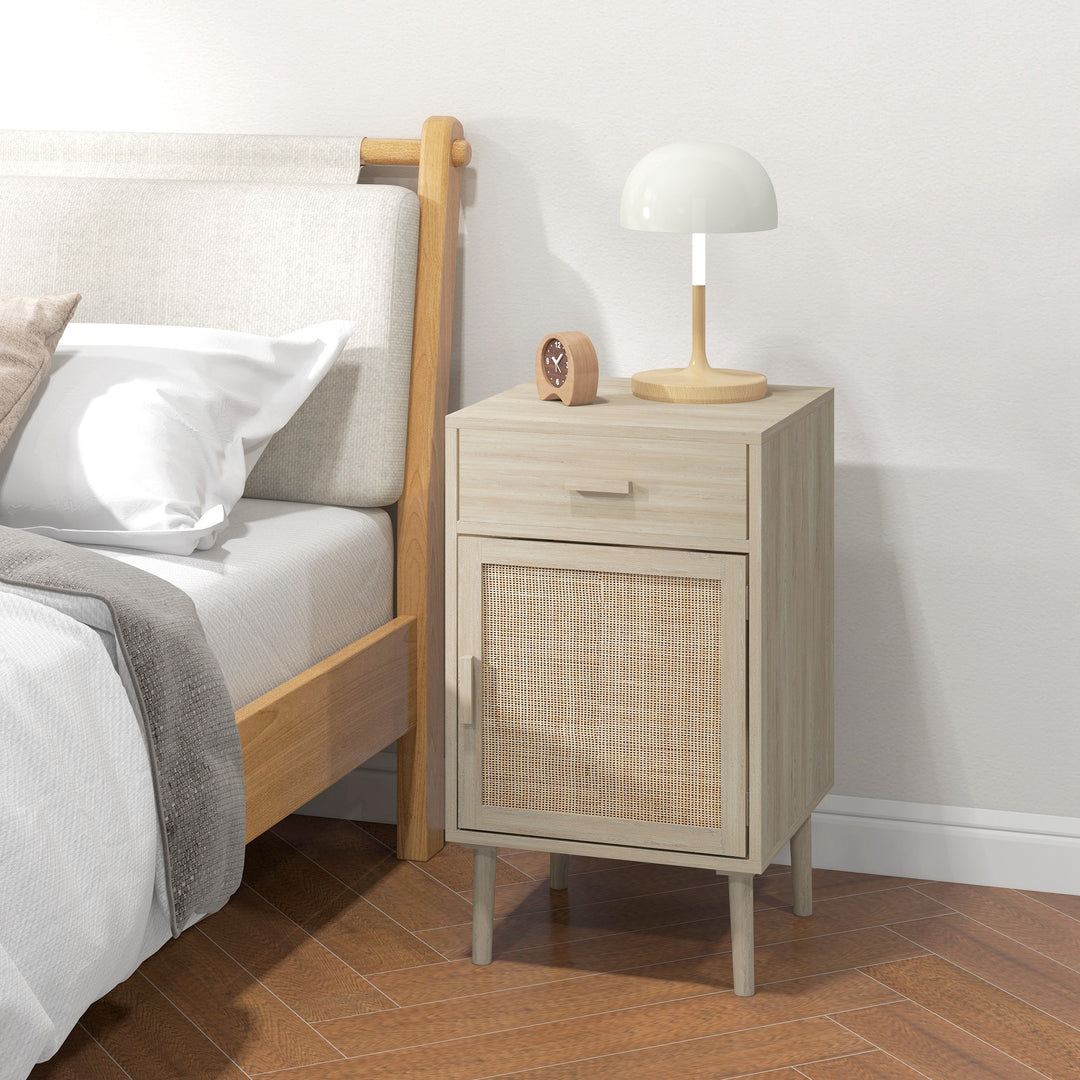 HOMCOM Bedside Tables Set of 2