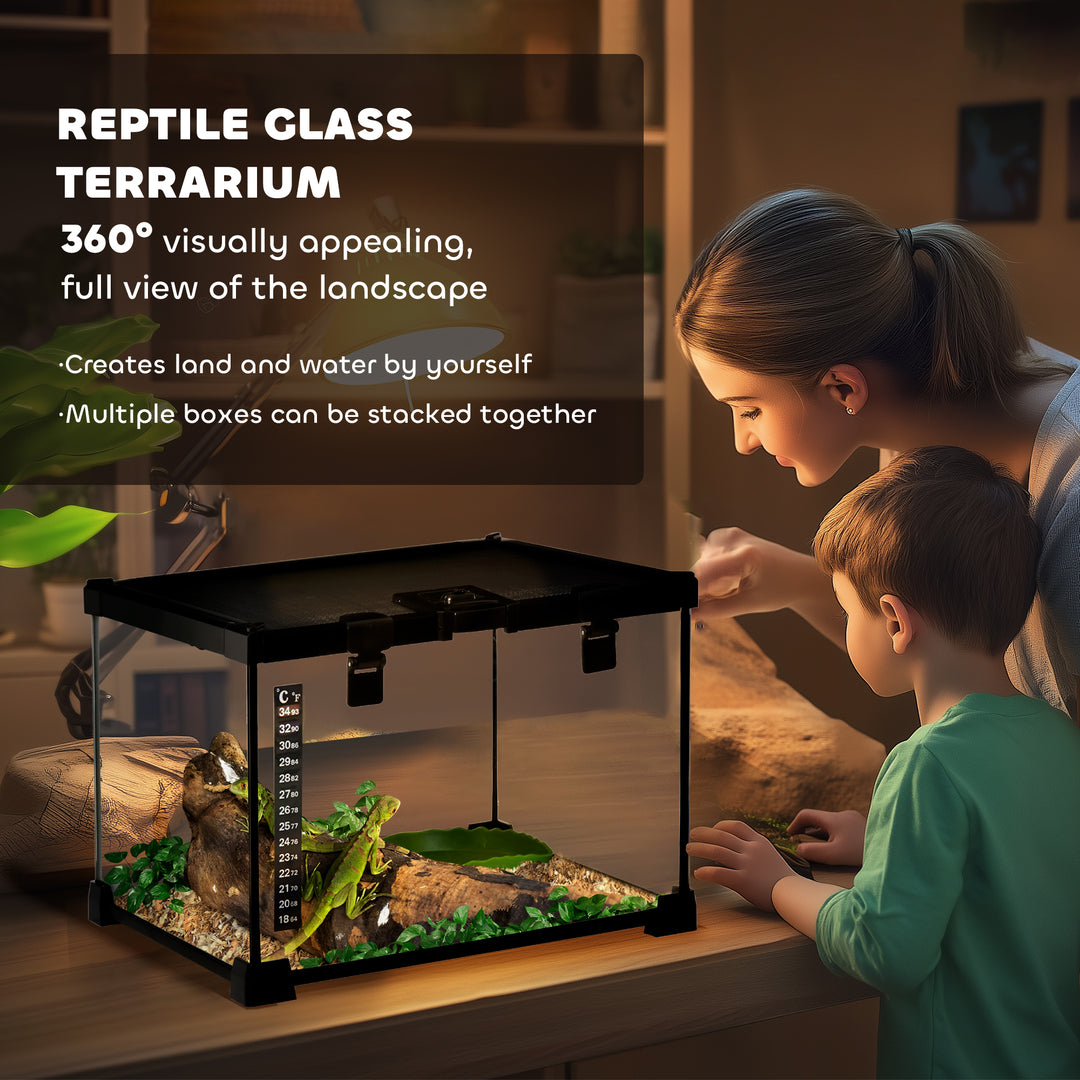 30 x 30 x 20 cm Reptile Glass Terrarium