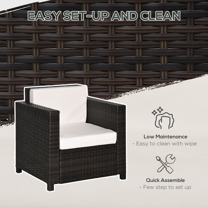 Rattan Single Sofa Armchair