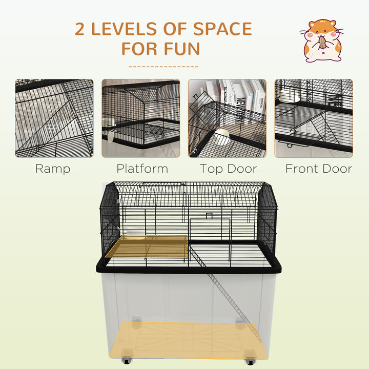 Two-Tier Gerbil Cage