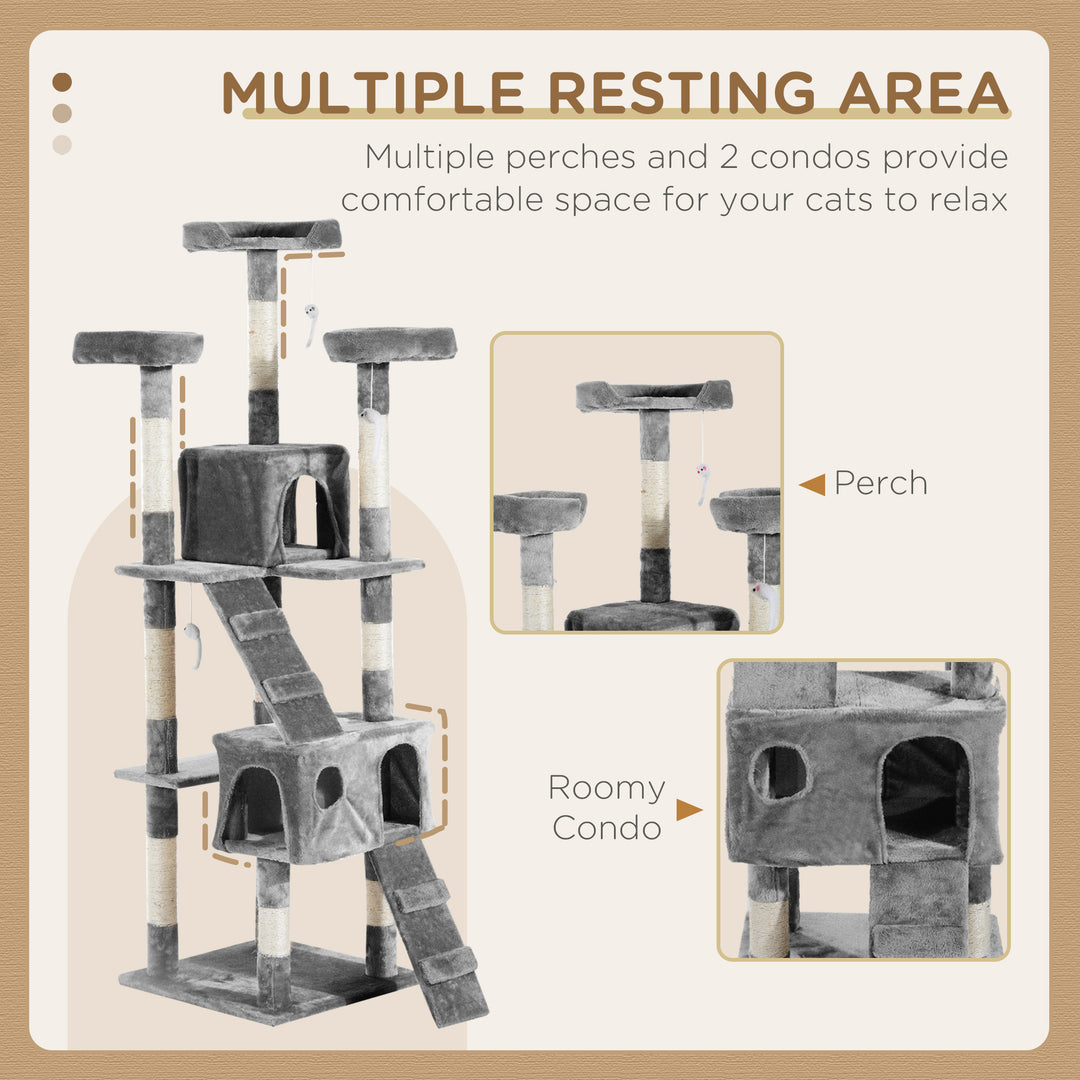 Multi-Level Cat Tree for Indoor Cats