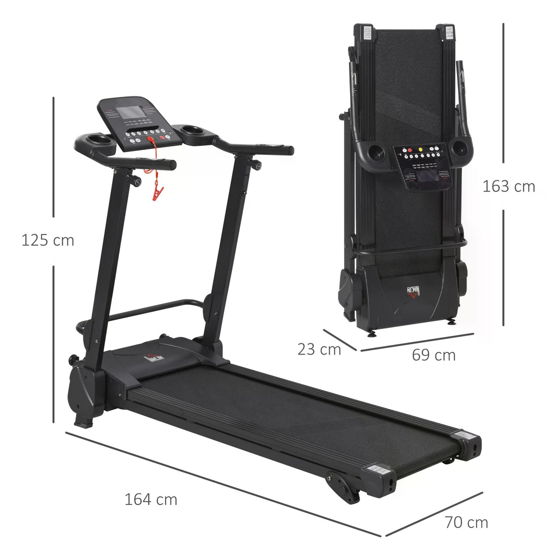 Treadmill Machine Electric Motorised Folding Running Machine MP3 & USB Player 5 Preset Programs w/ LCD Display