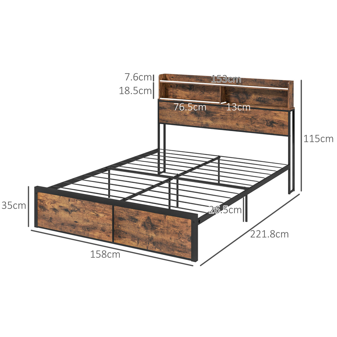 Industrial King Bed Frame